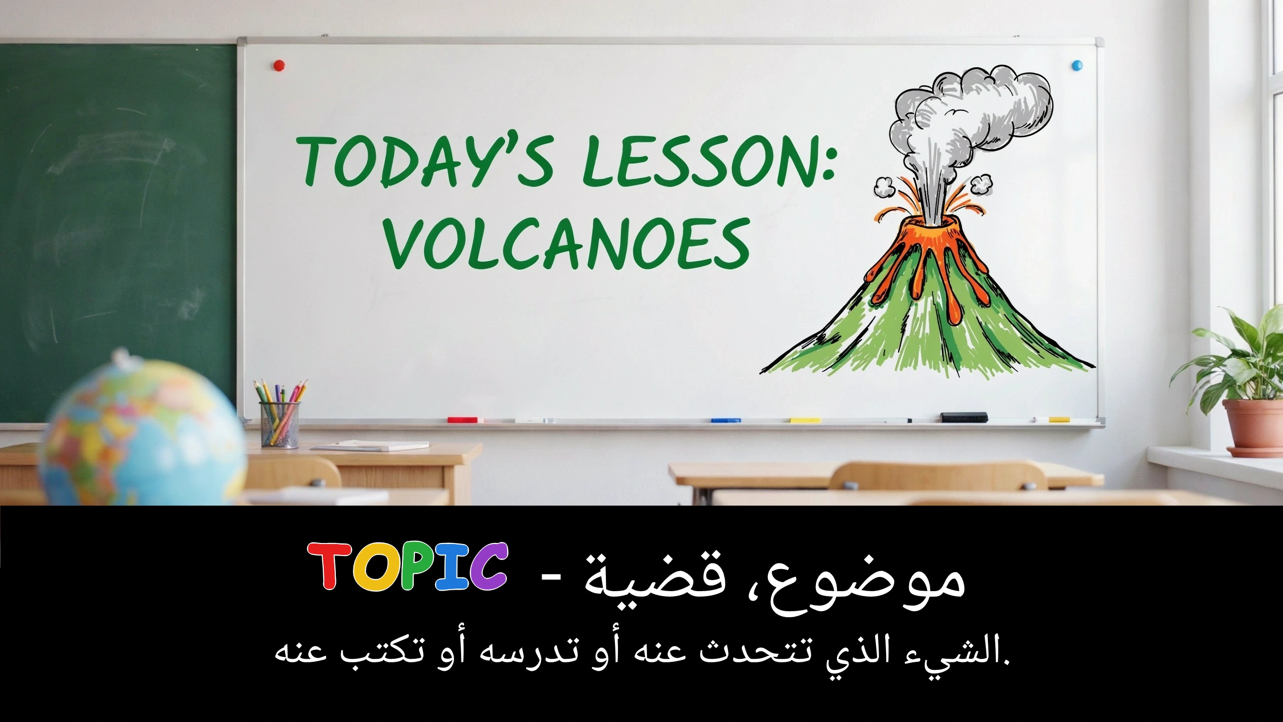 Arabic Illustration for topic
